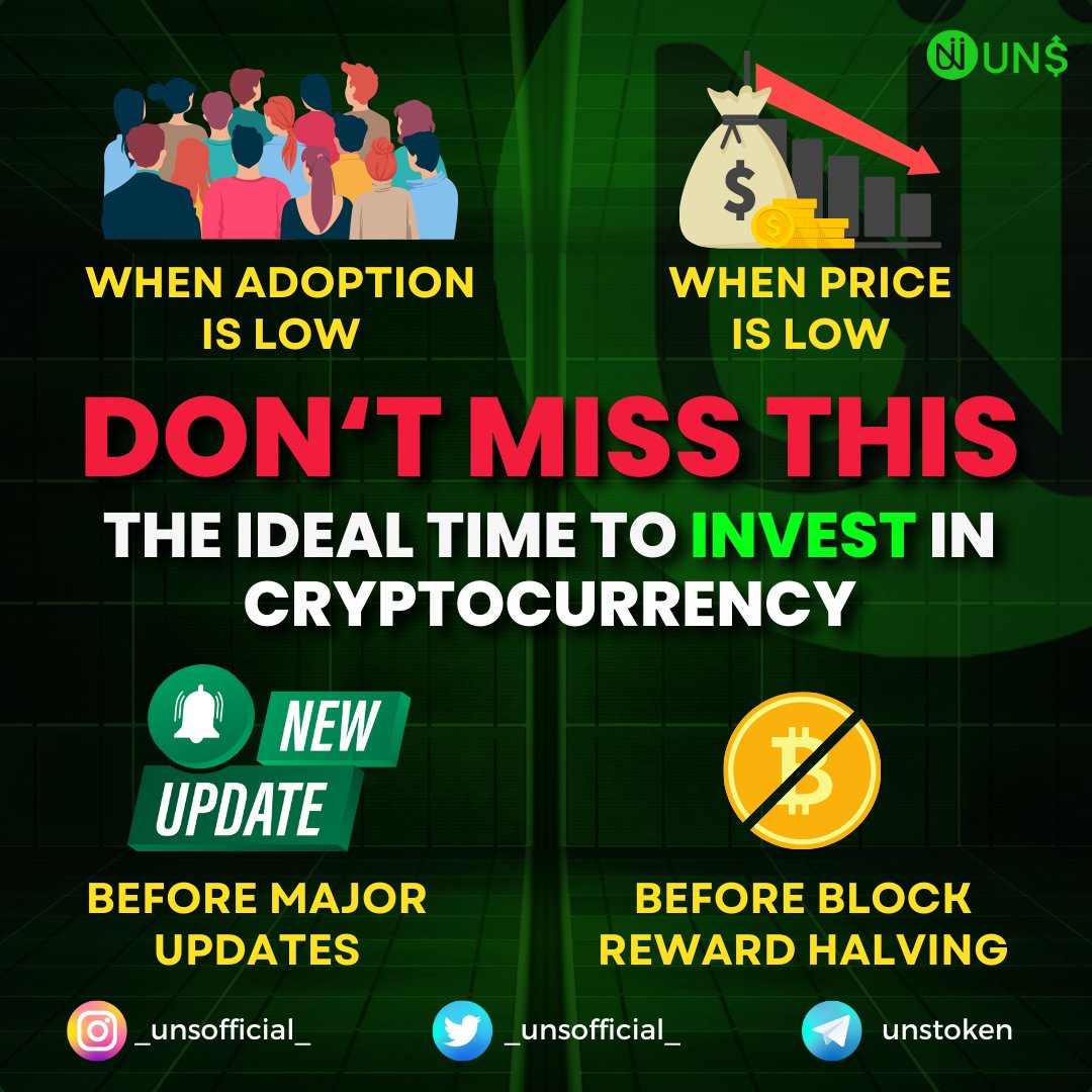 UNS ✅ Ideal market times to Invest in Cryptocurrencies