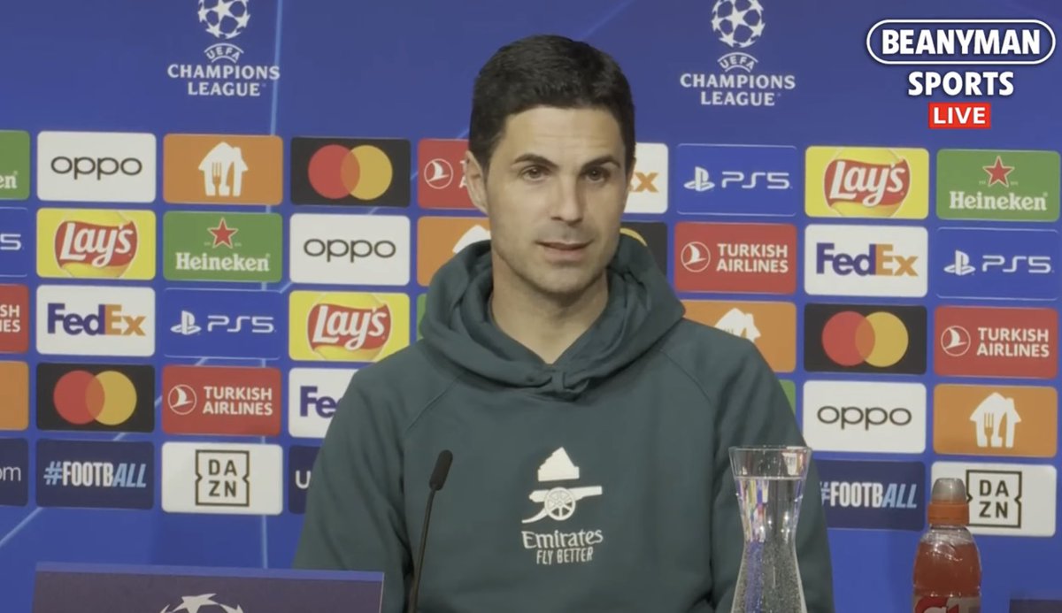 🗣️| Mikel Arteta on the Bayern match. 'I expect us to win.' [@Arsenal] #AFC #UCL