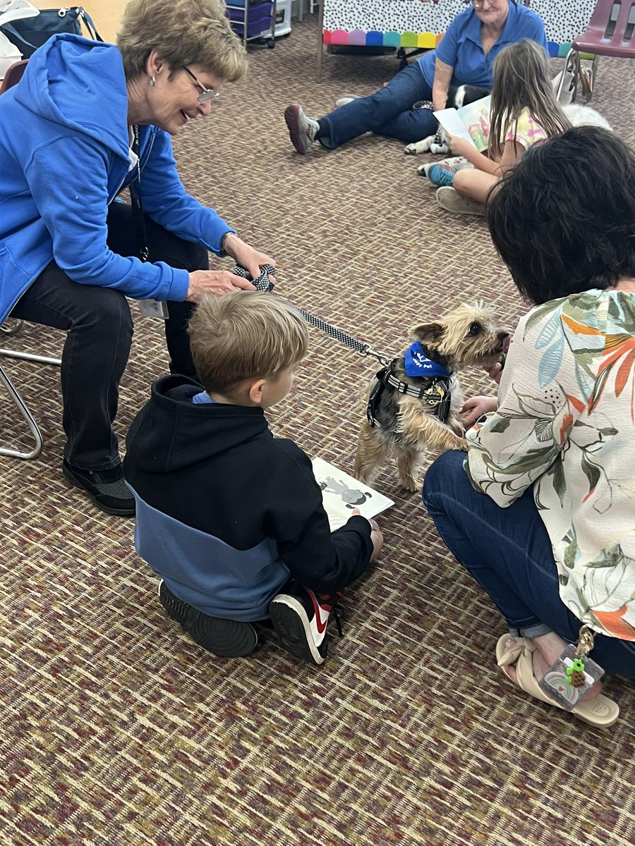 Huge shout out to Love on a Leash! Our readers loved reading to the pups! @gina_m_mach @keridiane #SD113a #RebelPride