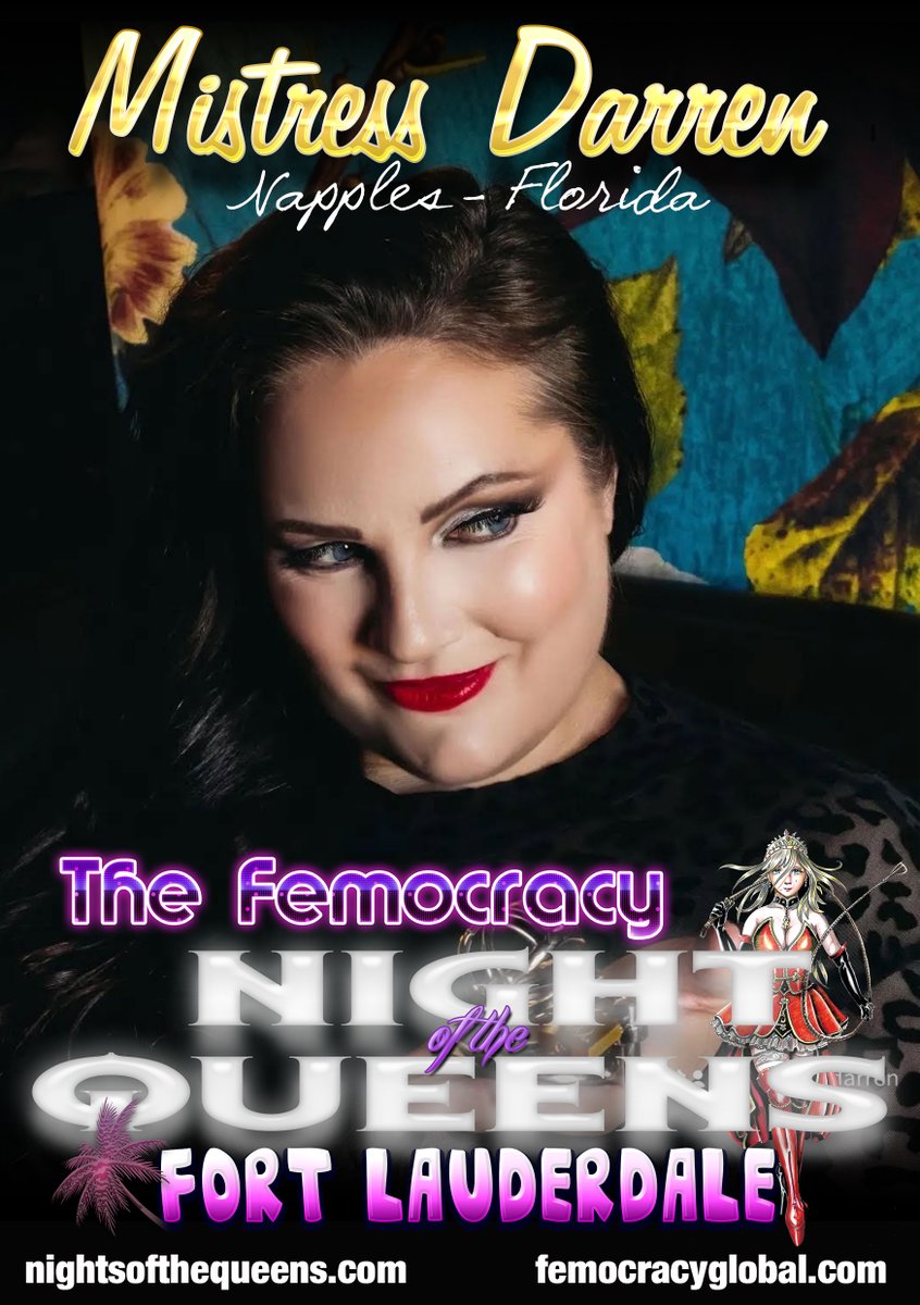 Laurent Lebeau- Elite N.O.T.Q Dubai November 30th (@lebeaulaurent) on Twitter photo Welcome Mistress Darren from Florida who will attend our Femocracy Night of the Queens April 27th, prepaid ticket available here nightsofthequeens.com/night-of-the-q… See you soon !!! @FemocracyZ
<a href="/MistressCharlyn/">🏴 Mistress Charlyn 🇬🇧</a>
<a href="/PrincessSeva/">Princess Seva</a>
<a href="/FemocracySpain/">Femocracy Spain</a>
<a href="/ladymonique4/">Lady Monique de Nemours</a>
<a href="/LadyMonique41/">Lady Monique de Nemours</a>
<a href="/dominadionne/">Dominadionne</a> Welcome Mistress Darren from Florida who will attend our Femocracy Night of the Queens April 27th, prepaid ticket available here nightsofthequeens.com/night-of-the-q… See you soon !!! @FemocracyZ
<a href="/MistressCharlyn/">🏴 Mistress Charlyn 🇬🇧</a>
<a href="/PrincessSeva/">Princess Seva</a>
<a href="/FemocracySpain/">Femocracy Spain</a>
<a href="/ladymonique4/">Lady Monique de Nemours</a>
<a href="/LadyMonique41/">Lady Monique de Nemours</a>
<a href="/dominadionne/">Dominadionne</a>