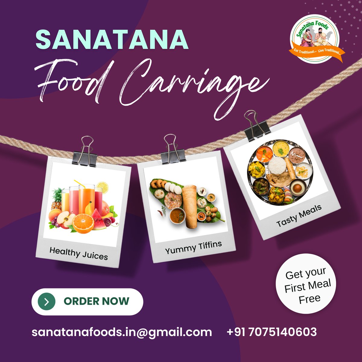 SanatanaFoods's tweet photo. 🌟 Sanatana Food Carriage - Your Ticket to Wholesome Meals! 🌟
Tired of the daily hassle of meal planning and cooking? Say hello to convenience with Sanatana Food Carriage! 🍱✨
#SanatanaCarriageBox #WholesomeMeals #ConvenientEating #SubscribeAndSave #MealtimeMadeEasy #Foodie https://t.co/fps0tSAqXJ
