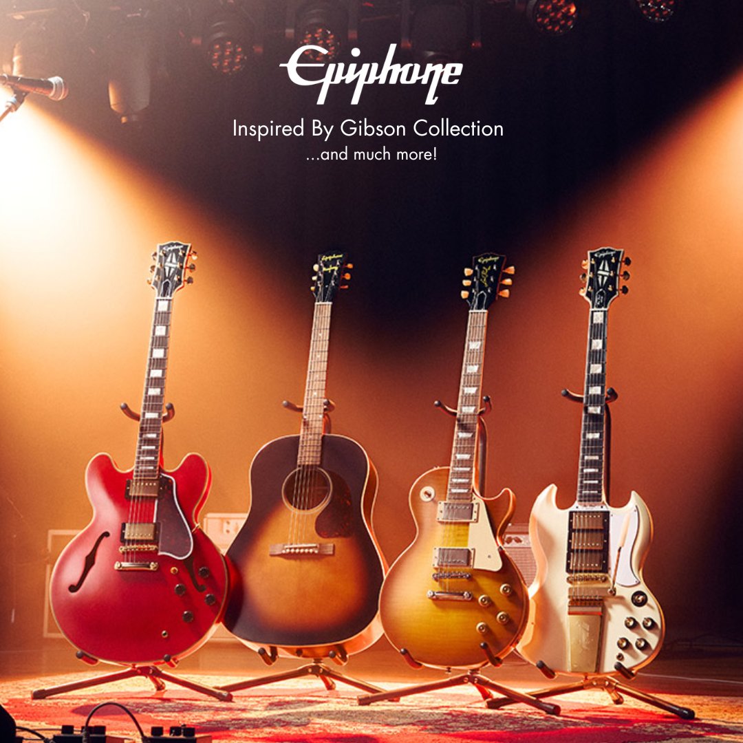 NEW GEAR ALERT! 🔥
Brand-new models and exclusive limited editions...
-
SHOP EPIPHONE: tinyurl.com/panhshw2
-
#epiphoneatgeorges #georgesmusic #musiciansbuy #epiphoneguitars #inspiredbygibson #gibsonguitars #electricguitars #newguitarday