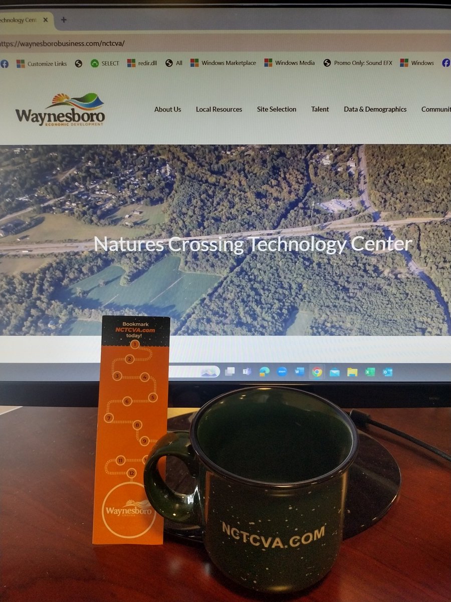 Thanks to the team at Waynesboro Economic Development &amp; Tourism for the wonderful coffee mug for our new office.

Good things are happening in Waynesboro, VA.

#siteselection #economicdevelopment