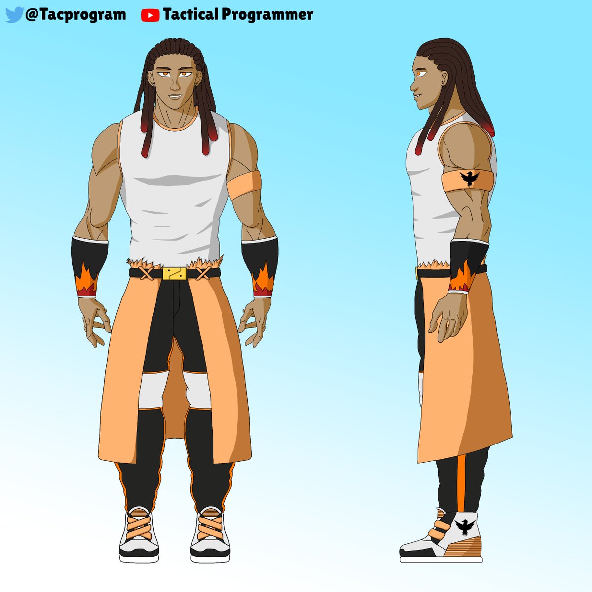 TacProgram's tweet image. 🔥Aaron Phoenix is here!🔥
The main character of my 2D Platform Fighting game.
You can check out the video on my Youtube channel where I drew this guy!
youtu.be/jCLdFQhBlW0?si…
#FGC #gamedev #indiegames #indiedev #indiegamedev #indiegames #gaming #game #madewithunity