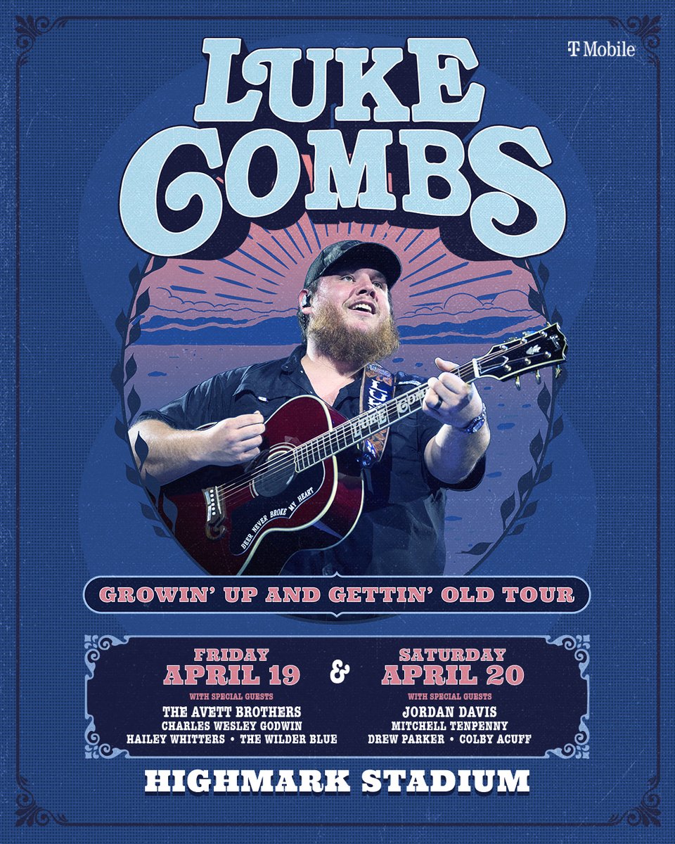 We just released some great seats for @LukeCombs in Buffalo! 🤠 See y’all there: bufbills.co/3EU3gXK