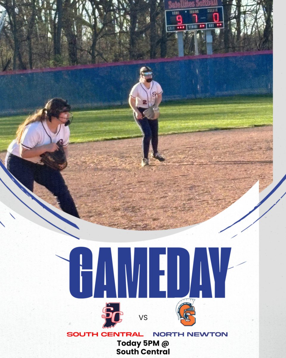 SouthCentralAD's tweet photo. South Central Varsity Softball will be playing North Newton at South Central tonight with a 5 PM start time. https://t.co/Vbp5fSPqd8