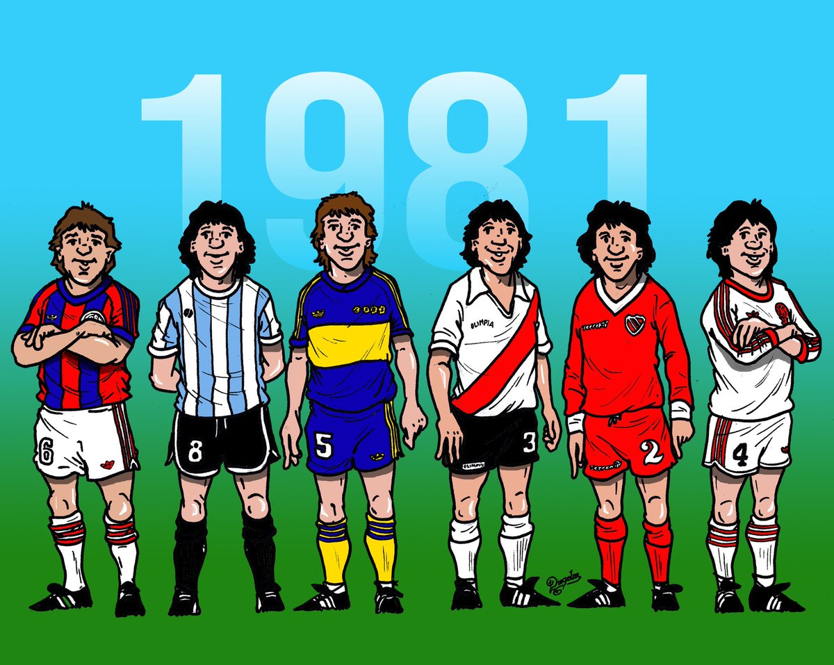 "MANTOS SAGRADOS"

La Historia de nuestro Fútbol a traves de sus camisetas
 
1981
1- San Lorenzo (Adidas)
2- Racing (Sportoandia)
3- Boca (Adidas)
4- River (Olimpia)
5- Independiente (Topper)
6- Huracan (Adidas)

#SanLorenzo #Racing #BocaJuniors #River #independiente #Huracan