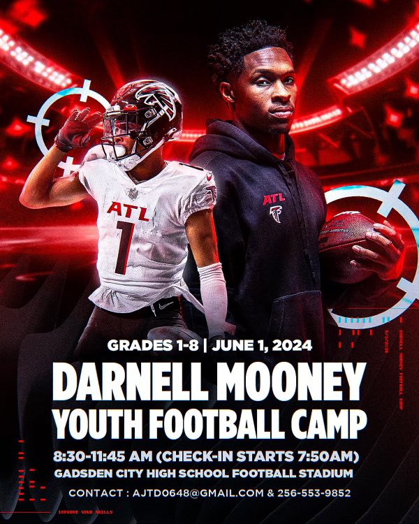 We are so excited to bring back the 3rd Annual Darnell Mooney Football Camp! Link for Camp Registration is listed below and attached to the bio. We are looking forward to having an awesome time kicking off the summer with your campers! #MooneyWorld 🤟🏾

docs.google.com/forms/d/1Yc8jL…