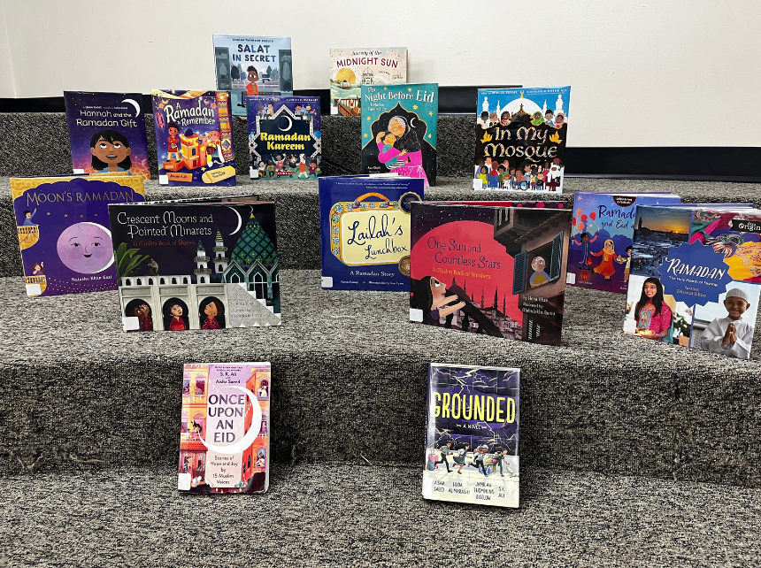 NiakwaL's tweet photo. Students did an incredible job creating their Ramadan and Eid decor for the library, which added a beautiful sparkle to our space. We can't bring ourselves to take them down just yet! Ramadan Kareem and Eid Mubarak to everyone who observed and celebrated this year. https://t.co/QWPWbDMipD