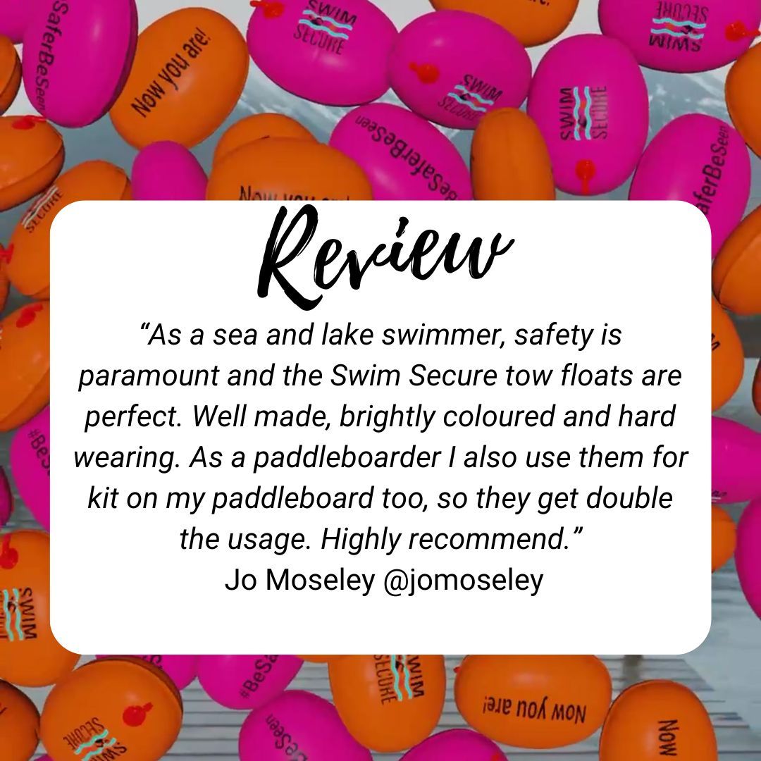 We're thrilled to share this fantastic review from one of our Ambassadors, @Healthyhappy50, Jo Moseley! ⭐ Thank you for your support and for spreading the word about Swim Secure. Here's to more safe and enjoyable swims ahead! 👉 buff.ly/2GIGiVn #SwimSecure
