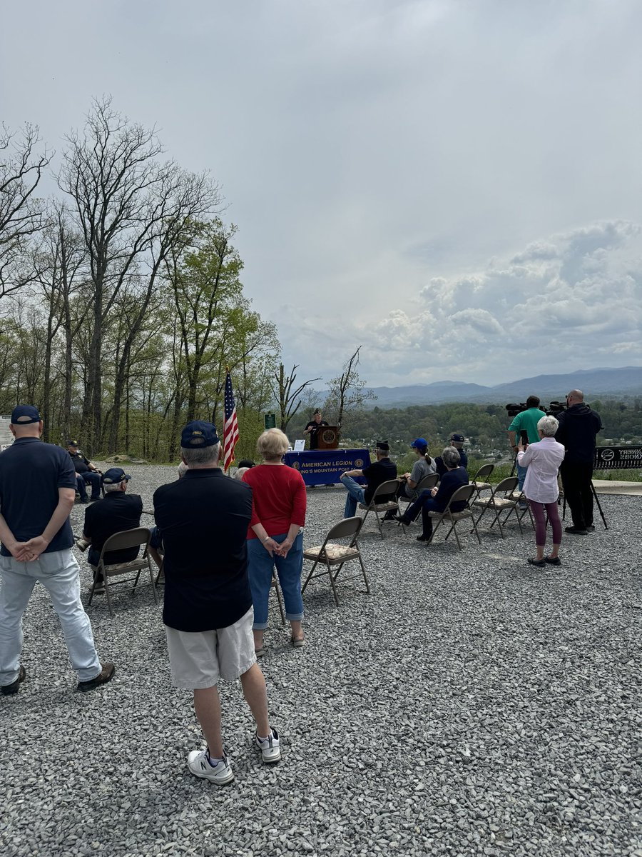 We had the great honor in attending the American Legion post 24 “raise the flag” ground breaking atop Tannery Knobs in Johnson city. Join us on opening day for a pre-game ceremony as the American flag will be raised on tannery knobs for the first time.