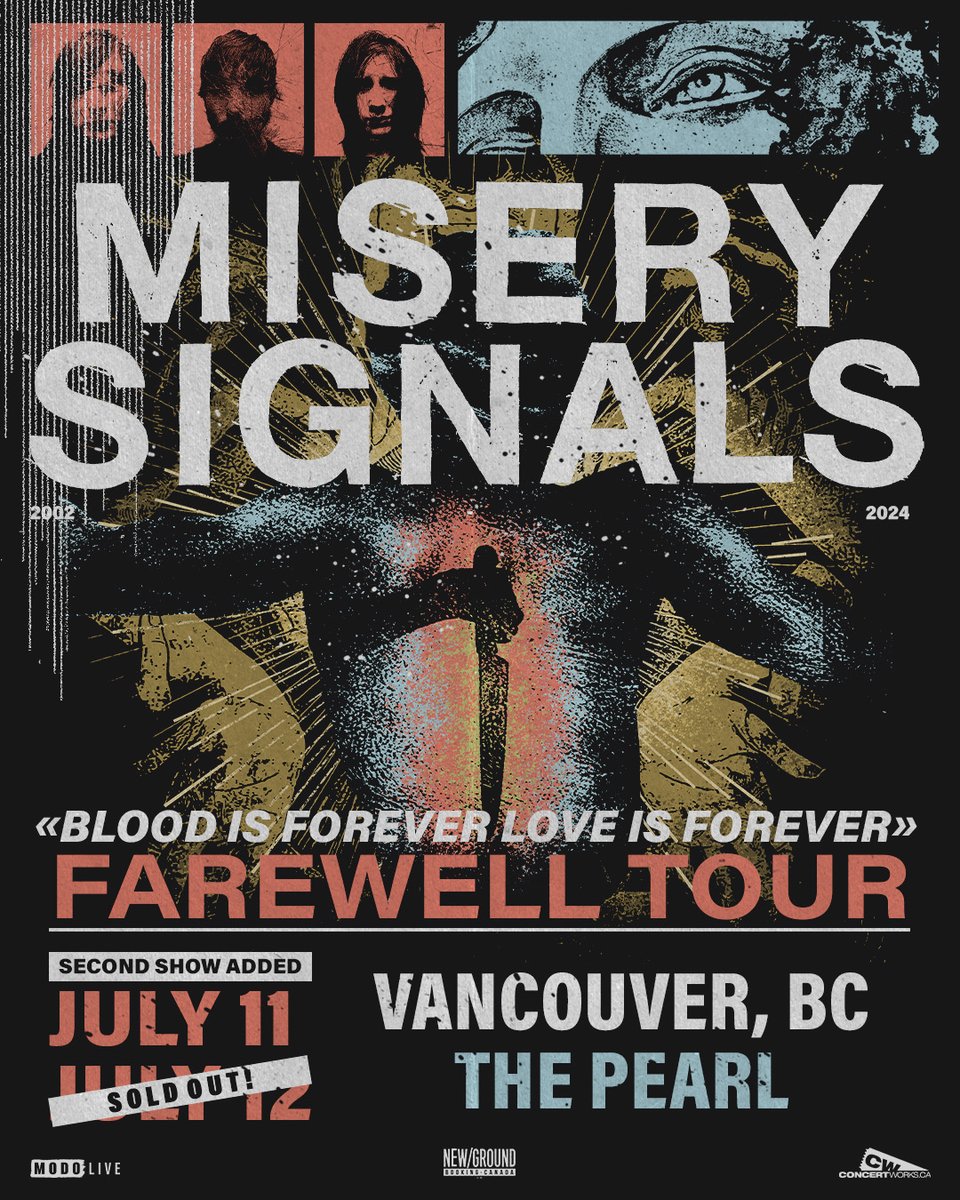 SECOND SHOW ADDED🔥 Due to popular demand American-Canadian metalcore band @MiserySignals are performing a second show on July 11th. Tickets on-sale Wednesday April 17 @ 10AM PST: found.ee/MiserySignals2… #miserysignals #metalcore #yvrevents #vancitybuzz #thepearlongranville