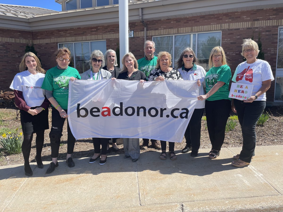 📷April is Be A Donor Month. Council members and local Be A Donor representatives met at town hall for a flag-raising ceremony today. Be A Donor Month raises awareness about the importance of organ and tissue donation. Learn more here: beadonor.ca