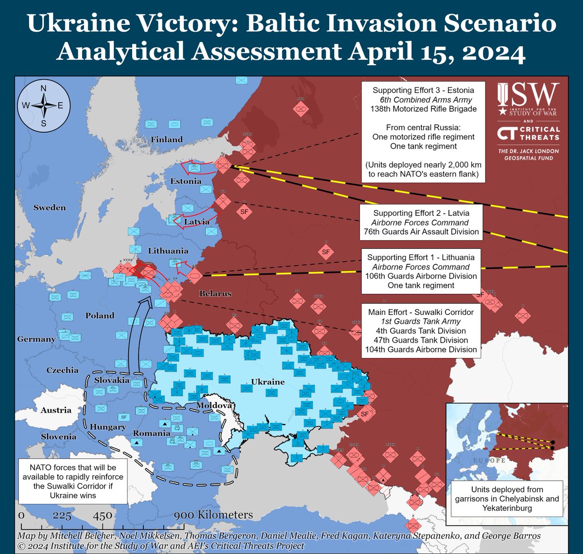 Russian victory in Ukraine would have devastating consequences for the defense of NATO. Ukrainian success, even if Ukraine just holds the frontlines roughly where they now are, on the other hand, would make a successful Russian attack on Poland or the Baltic States much harder