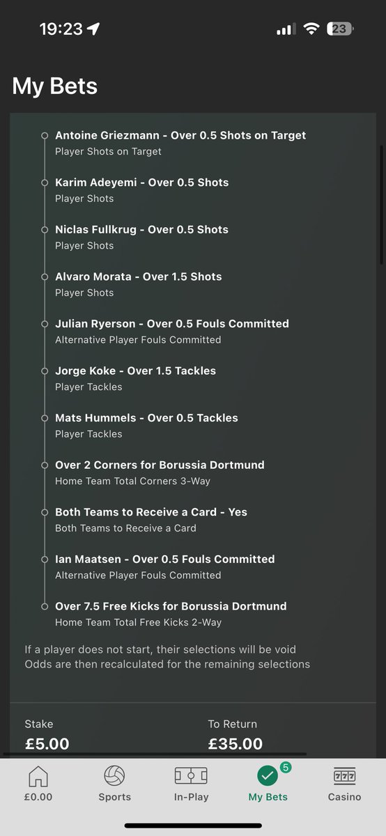 tnhtips's tweet photo. Bet builders for tonight’s⚽️
Dortmund Vs Atletico🟡🔴
Barcelona Vs PSG🔴🔵 https://t.co/bgIR4pZgVY