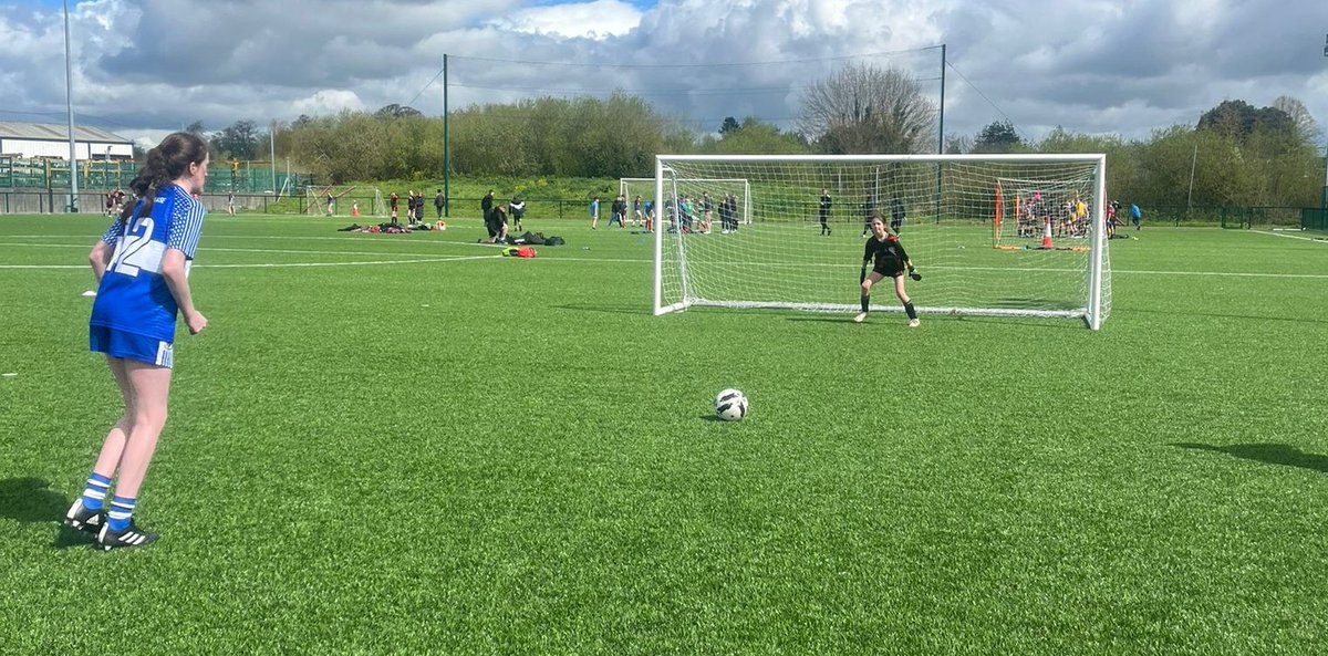 Well done to our girls soccer team who finished runners up in the County at the @faischools 5 a side competition. It took a penalty shootout to separate the two teams who finished joint second. Thankfully our girls came out on top! @FAICarlow