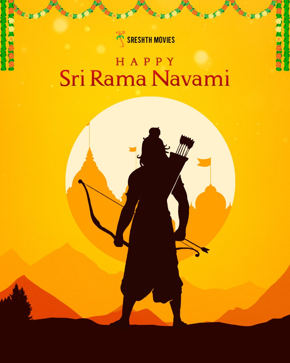 Wishing everyone a blissful #SriRamaNavami 🏹 May the divine grace of Lord Rama be our guiding light, leading us towards a path of righteousness and spiritual fulfillment ❤️‍🔥