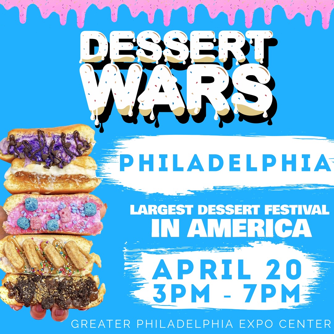 Only a few tickets left! Dessert Wars April 20 | Hall A eventbrite.com/e/dessert-wars… — Follow more events at Expo and the Fairgrounds: 📆 phillyexpocenter.com/calendar 📥 phillyexpocenter.com/newsletter #makeitmontco #dessertexpo #treats #desserts #phillyevents #phillysuburbs…