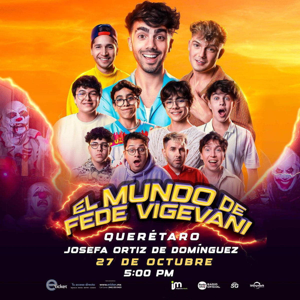 ADSsocialesmx's tweet photo. ¡El Show de Fede llega a Querétaro! 😎🤯
  
🚖 Querétaro, Josefa Ortiz de Domínguez, 27 de Octubre.

#VentaGeneral Martes 16 de Abril a las 10:00 a.m.
📍 Adquiere tus entradas en https://t.co/vFtyhDgAGN https://t.co/onntjjdHna