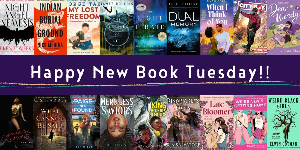 Happy New Book Tuesday to all of these amazing new arrivals! Come visit for the complete list of the other glorious new books out today! -> buff.ly/3qyZCuc