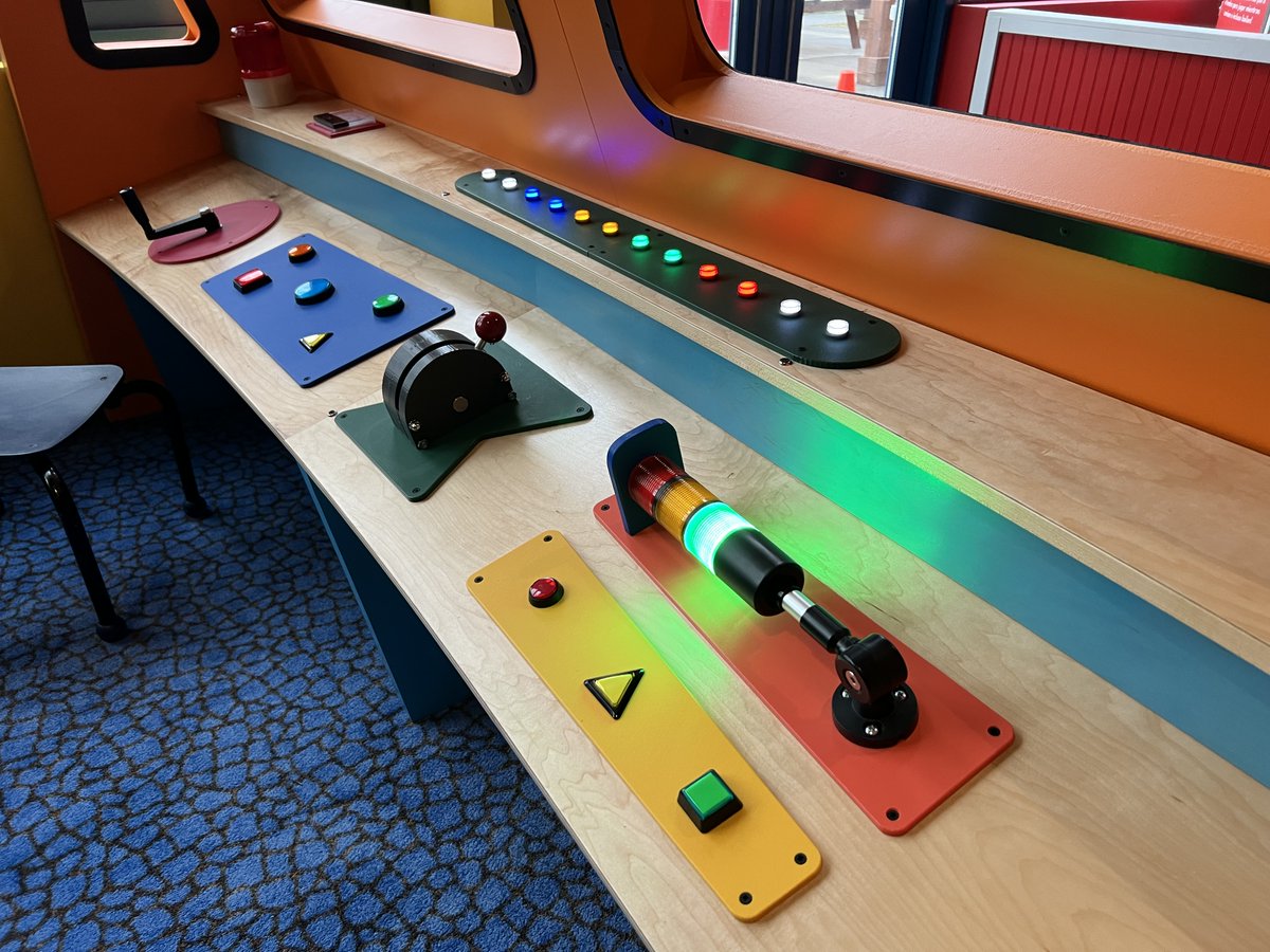 42designfab's tweet photo. 🚉The train has arrived at its final destination! 🚉

Be sure to check out this one of a kind interactive exhibit at Amelia Park Children's Museum in Westfield, MA!

#42designfab #fabrication #42df #designfabrication #customcreations #museumexhibit #museumfabrication https://t.co/6Z52iprWFK
