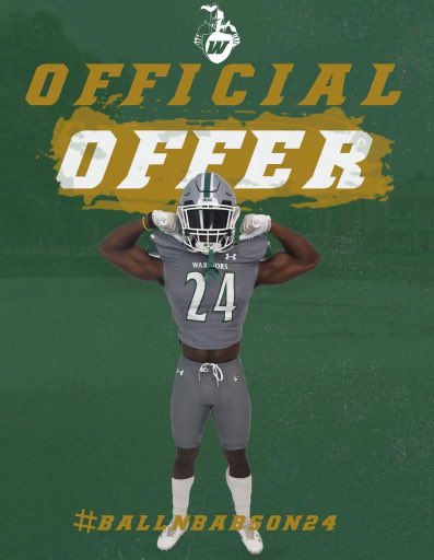 I am honored and blessed to receive an offer from Webber International University!! @CCCMaraudersFB @CoachTravisJoh1 @CoachJBritton @CoachCHarvey @Atthetableeatin