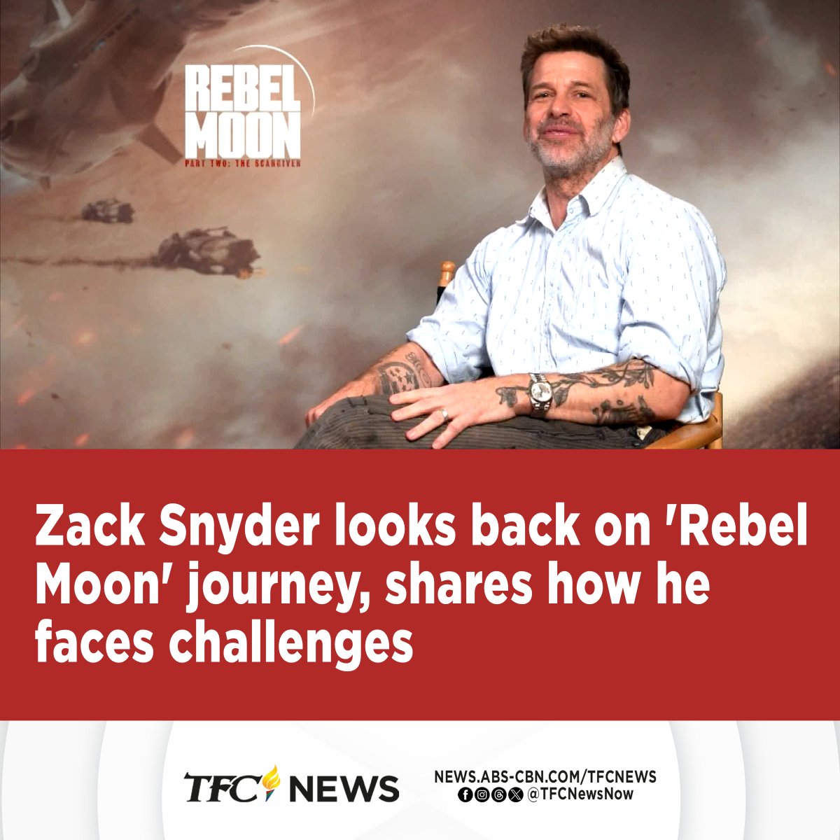 The conclusion of Zack Snyder's sci-fi story 'Rebel Moon' arrives on streaming this week. Snyder talks to @YongChavezLA about the decades-long effort to bring the film to life – and what the audience can expect in its director's cut. youtu.be/jpIF0R18nEI