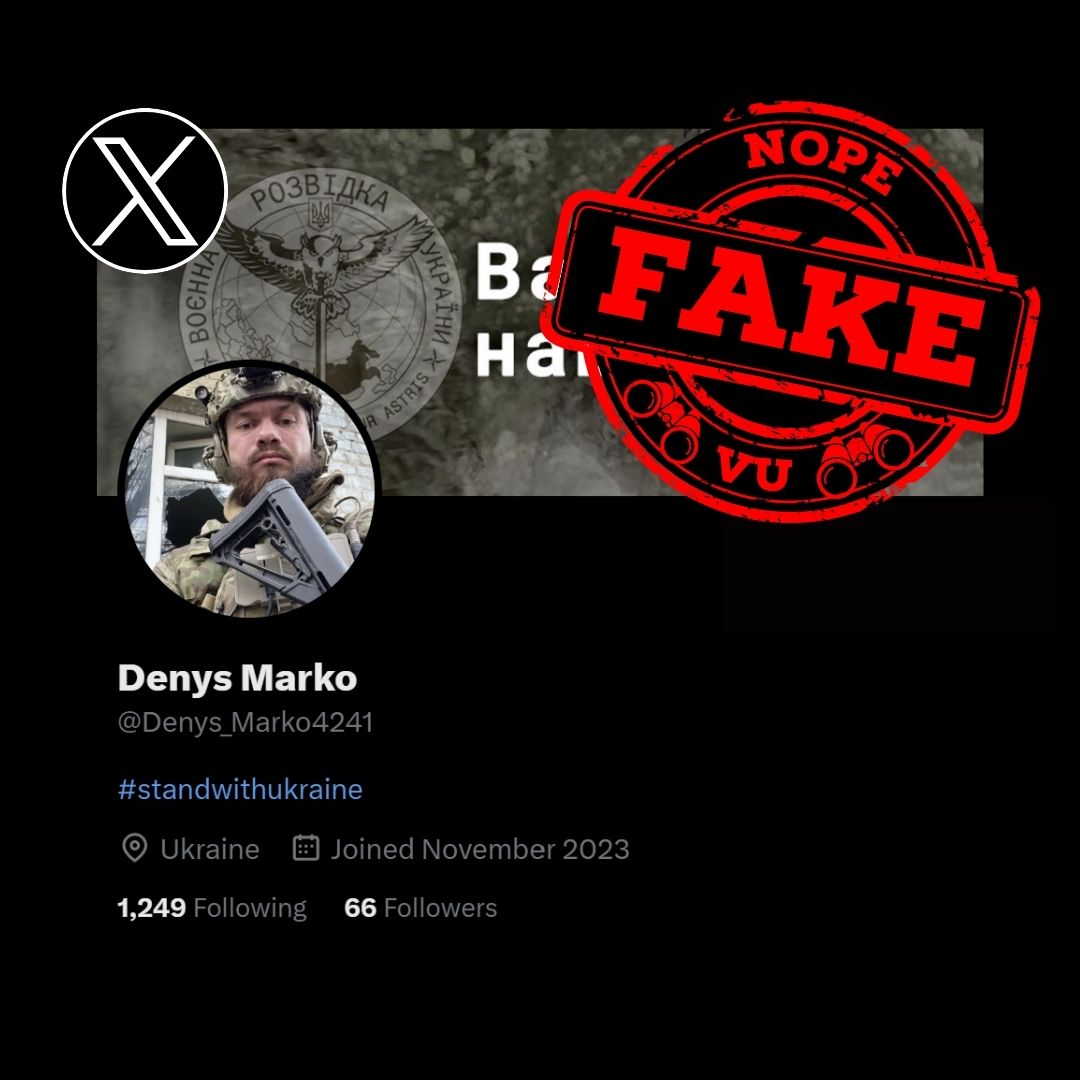 #vu #scamalert #xscam
❌ FAKE SOLDIER:
Denys Marko
aka Denys_Marko4241
x.com/Denys_Marko4241
ID link: twitter.com/intent/user?us…
ID: 1729941974923292672

⚠️ IMPERSONATES ✅A REAL SOLDIER by stealing pictures
⚠️ from: instagram.com/slavyanintatto…
⚠️ Report and Block!

@Xsecurity…