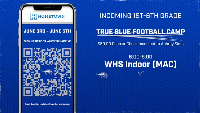Image from Weatherford Athletics (@whsrooathletics)