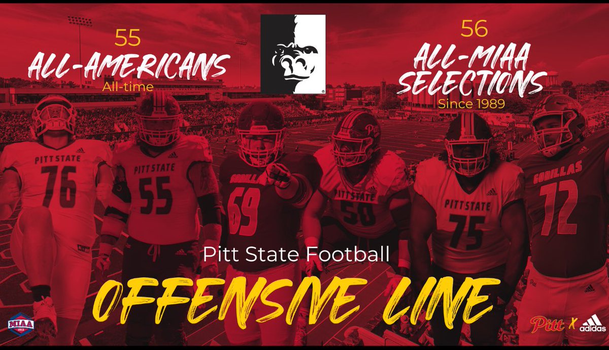 TraseJ125's tweet image. Who is Pitt State you ask…

D2 Winningest Program of All-time
4 National Championships 
33 Conference Championships 
27 Playoff Berths
2022 &amp;amp; 2023 MIAA Champions
There is only ONE Gorilla Nation 

#GRIT | 🦍 | #KOJ