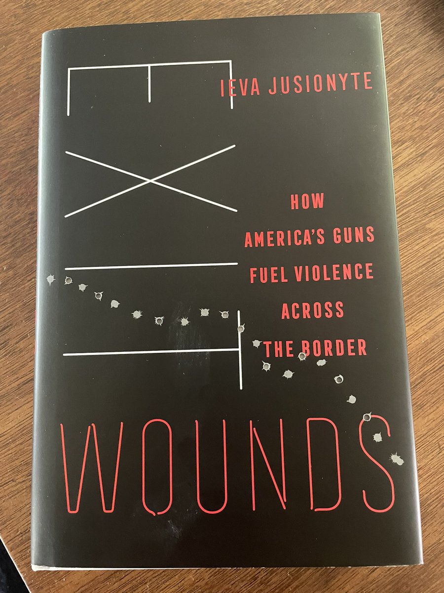 Happy book release day to my buddy @ievaju who has written a truly important book about gun violence in Mexico and its deep (and troubling) connections to the United States. @ucpress