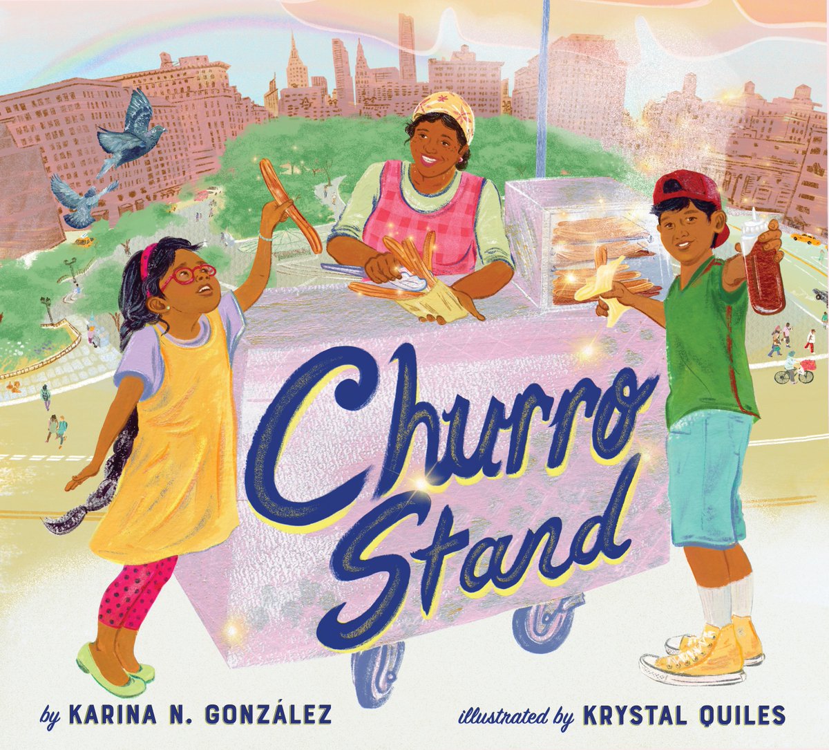 Enjoy the POP, SIZZLE, and CRUNCH of the perfect churro with the #ChurroStandBook by @wordsbykarina & Krystal Quiles! This heartwarming picture book is available now in English and Spanish, so pick up your copy today! #BookBirthday bit.ly/4ajTufz bit.ly/42Jn0Zi