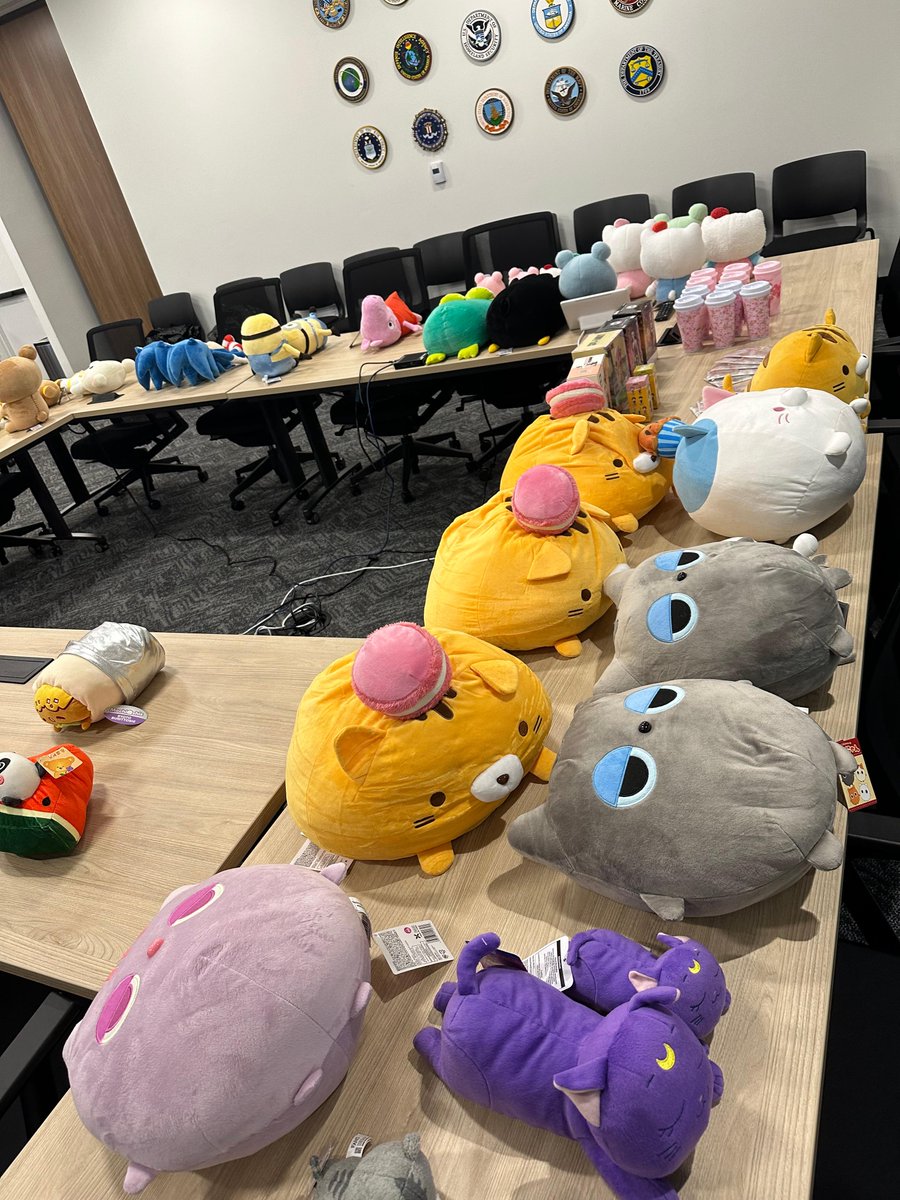 ThunderCat enjoyed a 'Be the Reason Someone Smiles' Plushies and Pizza Pop-Up Party at HQ today! A huge shoutout to Joslin and her special talent at the claw machine for always bringing a smile to our faces.