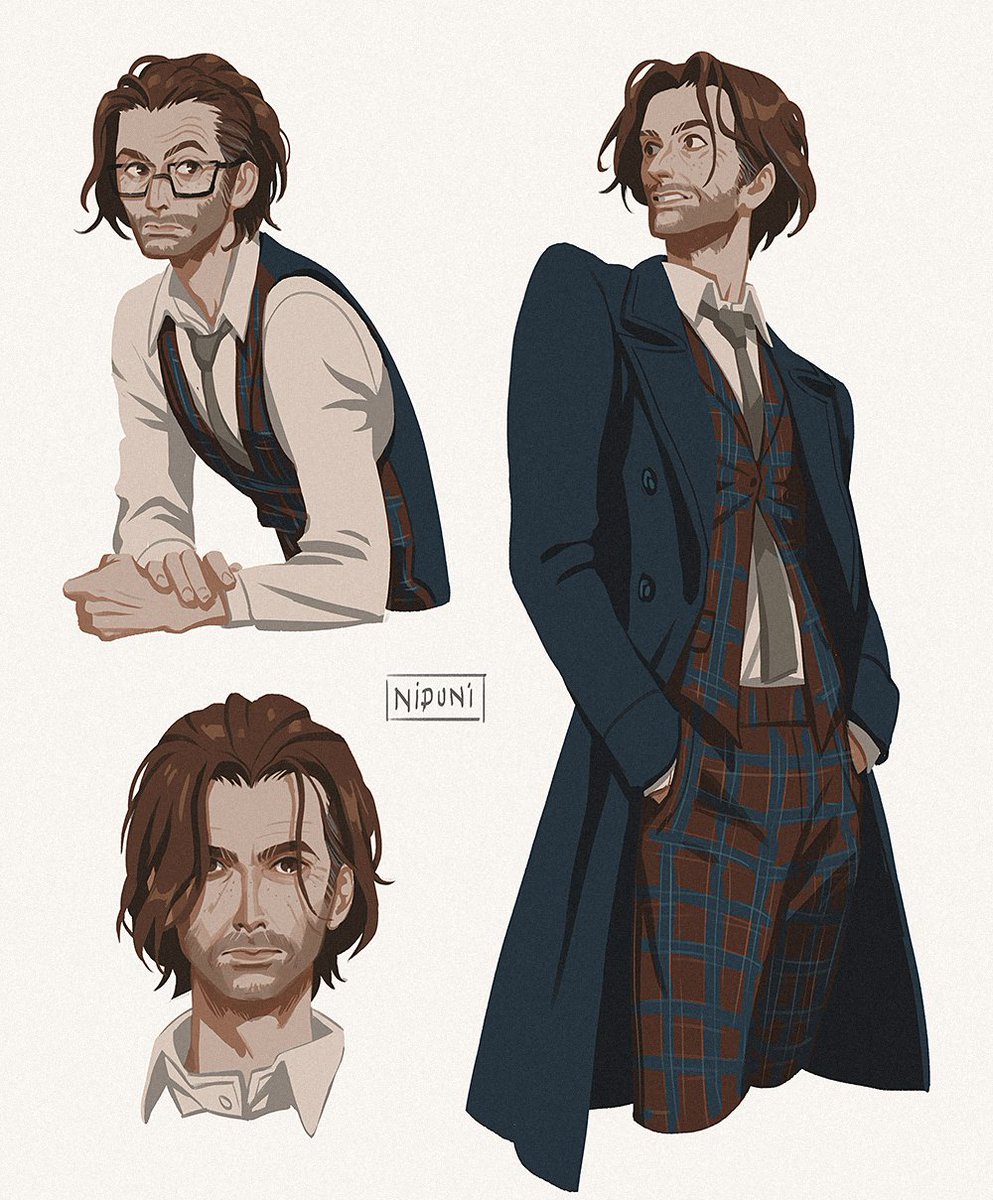Fourteen with longer hair! 😊 I think this would have been a great look on him too #doctorwho #fourteenthdoctor #14thdoctor #davidtennant
