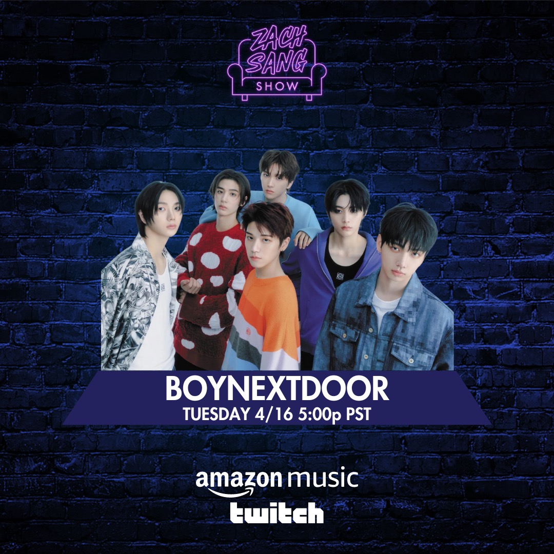 Tonight on @Twitch with @BOYNEXTDOOR_KOZ! twitch.tv/amazonmusic