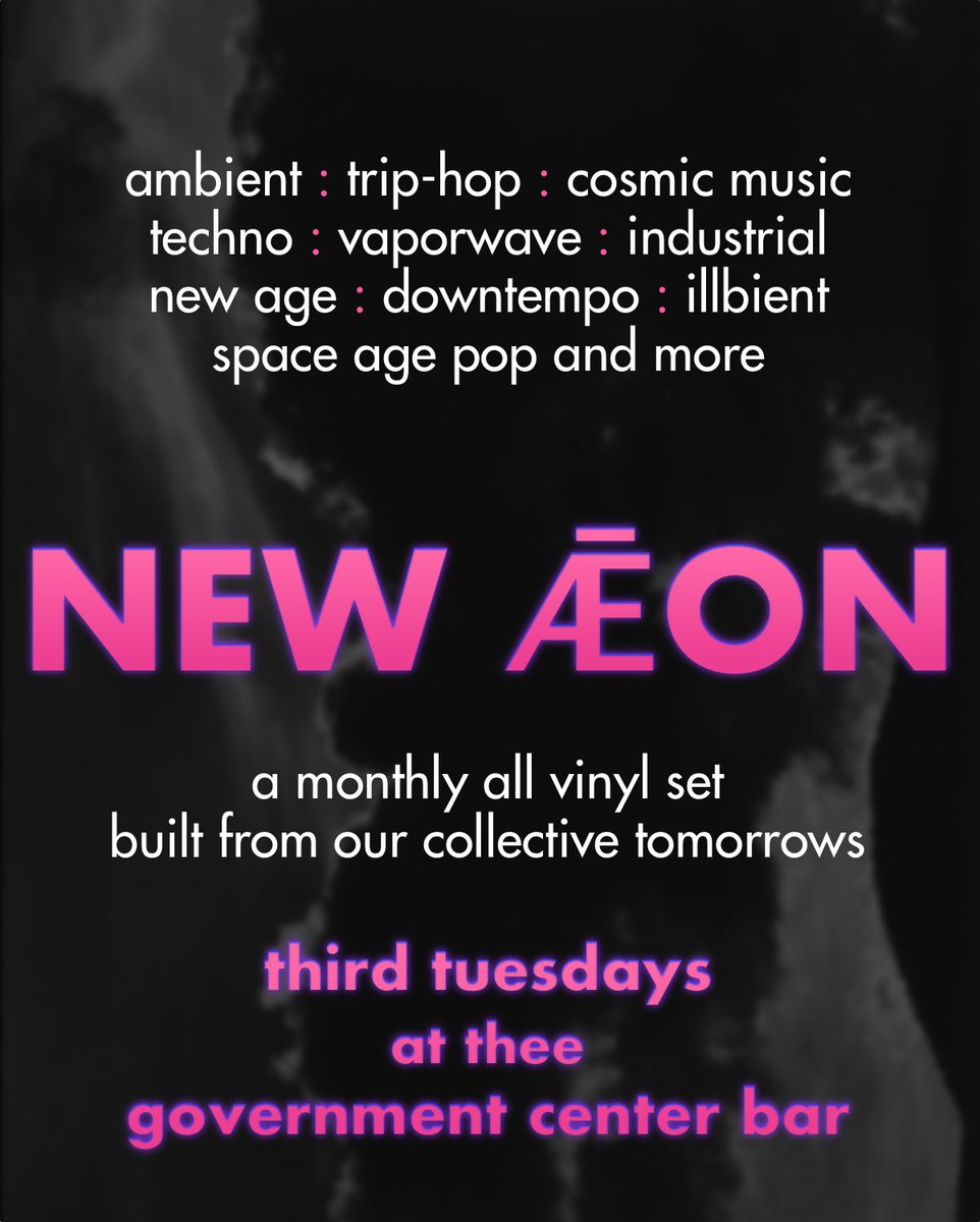 wgparham's tweet photo. This month’s #NewAeonPGH will be a scorcher! I’m going deep into the experimental/concrete/avant-garde for the first half; DnB/trip-hop/chillstep &amp; some Goth requests to back it up. Anything in between!

#djwilliamPGH
#PittsburghsLeastShazamableDJ

Link:
https://t.co/fZLuRmNXE8 https://t.co/EsRmO13qhK