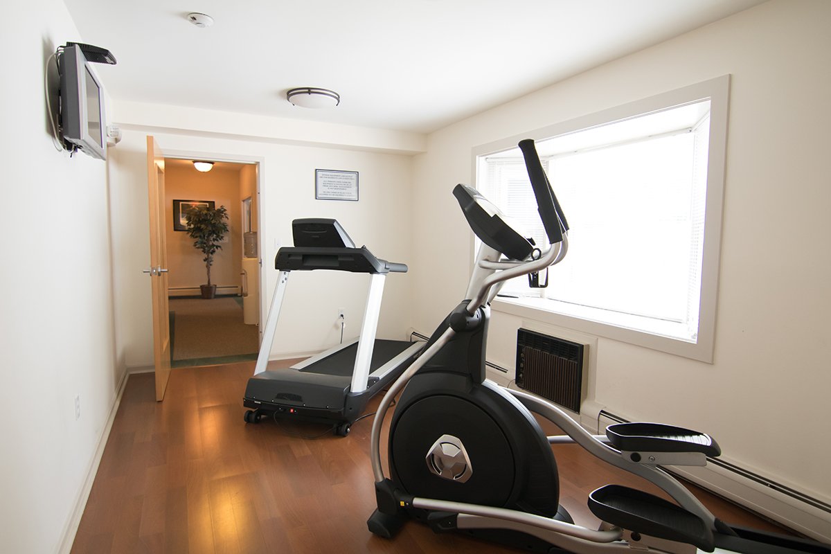 Break a sweat in our community's fitness center.
