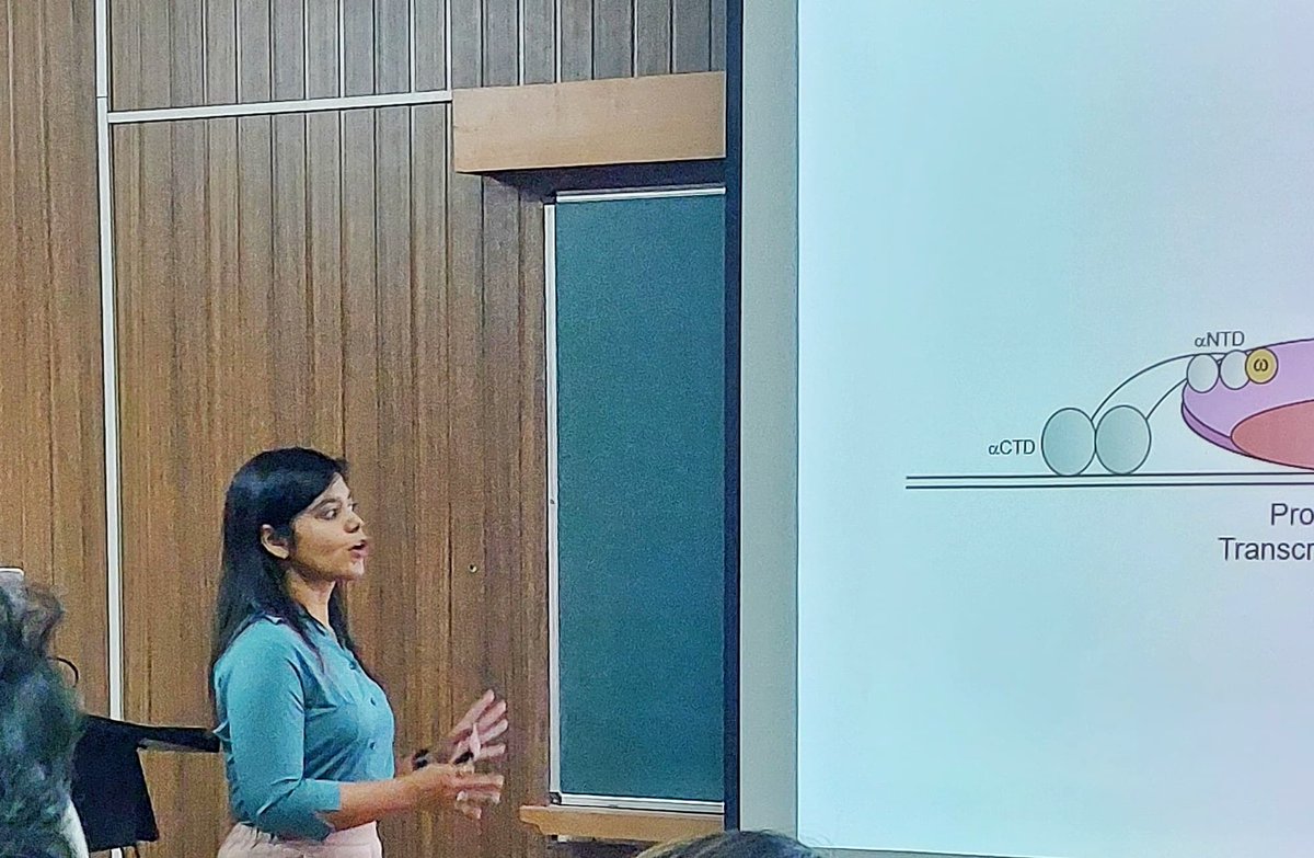 ChabaRachna's tweet photo. Elated that my 5th PhD student @NeeladritaK defended her thesis today. Was a pleasure to have Dr. Deepti Jain, RCB @deepjxtal as the external examiner. Congratulations Dr. Kundu on your nice work adding a new layer of regulation in D-galactonate metabolism in E. coli 
@DBS_IISERM https://t.co/Xe9BQvAonq