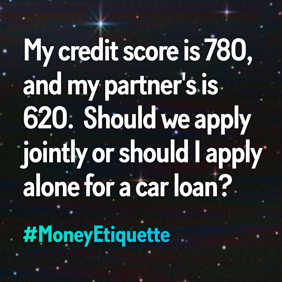 Credit convos can get real when you're teaming up on big purchases.🤔 What's your move for better loan terms—join forces or solo application? Share your credit wisdom!👇 #MoneyLion #MoneyEtiquette #FinancialLiteracy #FinancialLiteracyMonth #CreditScore