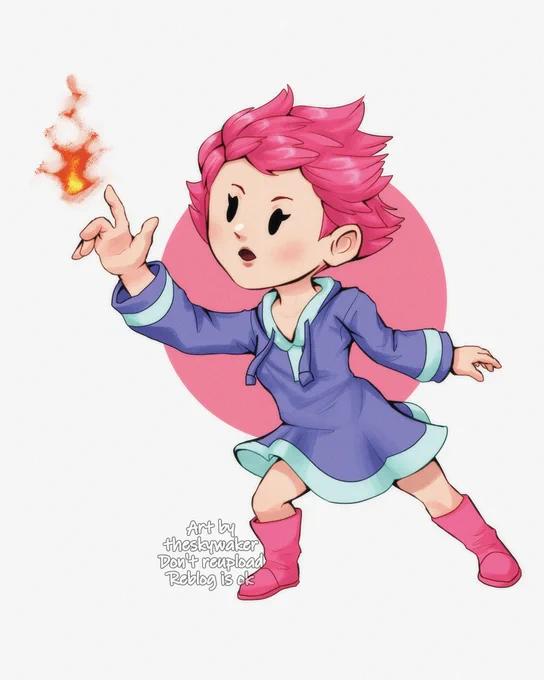 kumatora from mother 3 for our patron request color wheel  we finally finished it! i'll post the completed wheel soon  