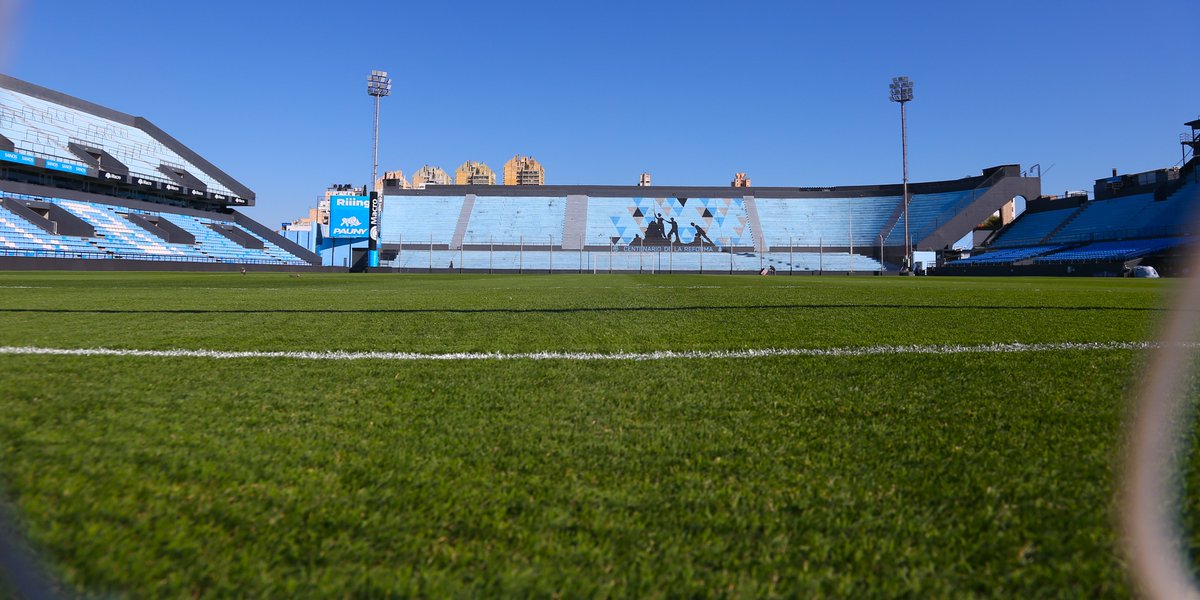 😍🏟️ ¡Hola, Gigante! Así nos espera el Julio César Villagra, para alentar a #Belgrano con el 🩵. #DaleBelgrano