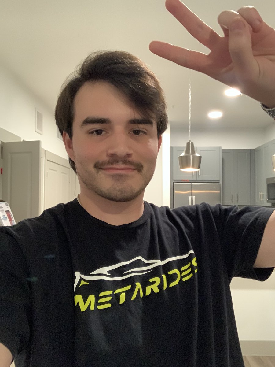 Anyone else’s closet consist of mostly #Web3 merch? Repping @MetaRidesInc today 🏎️🫡