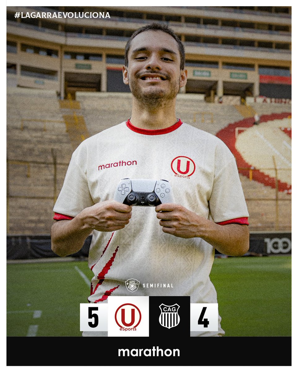 ¡𝐓𝐑𝐈𝐔𝐍𝐅𝐎 𝐂𝐑𝐄𝐌𝐀!
👉Nuestro jugador <a href="/oeternalzz/">oEternalzZ</a>, se impone en el marcador frente a Atlético Grau y avanza la FINAL de Winners bracket de la #eLiga1 2024.

🥅 1er partido: #UEsports 1-3 #AtleticoGrau
🥅 2do partido: #UEsports 4-1 #AtleticoGrau
🌎Resultado global :