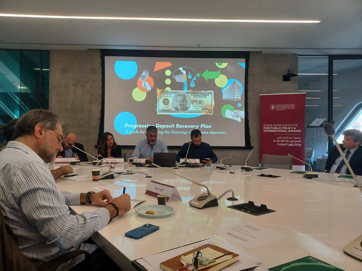 At our latest event, in partnership with @ifi_aub and Lebanon’s #syndicates, we discussed Badil’s progressive deposit recovery plan offering a viable roadmap to repay Lebanon’s #depositors 🏦🛣️ 🔗 Learn more here: tinyurl.com/PDRPEN