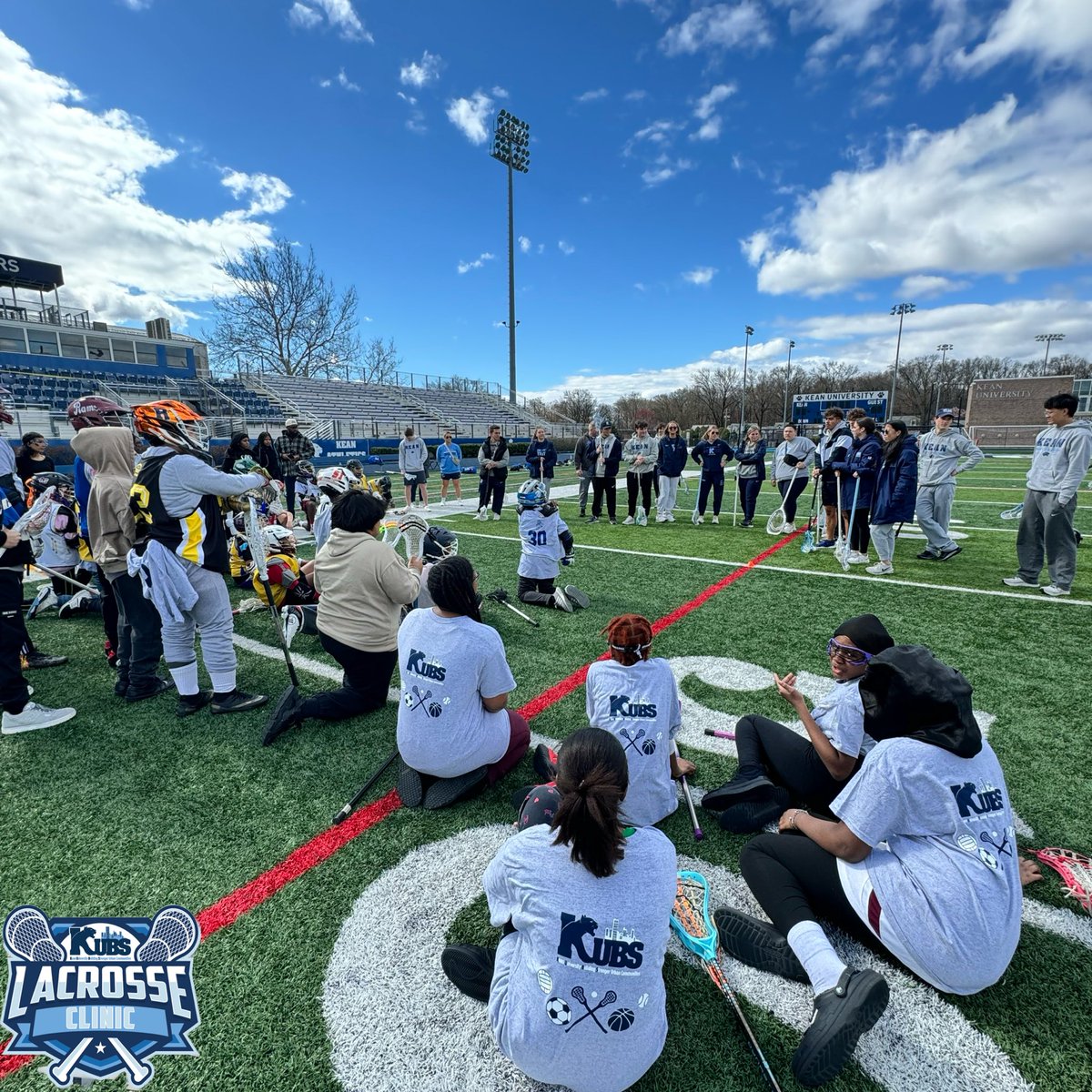 keankubs's tweet photo. Here’s a look at some action shots of our 3rd annual KUBS Middle School Lacrosse Clinic on April 7th!! Thank you to all the athletes from Mens and Women’s Lax who helped make this clinic possible. Thank you to @harlem_lacrosse for being able to join us on this beautiful Sunday. https://t.co/BXBuCd1AjW
