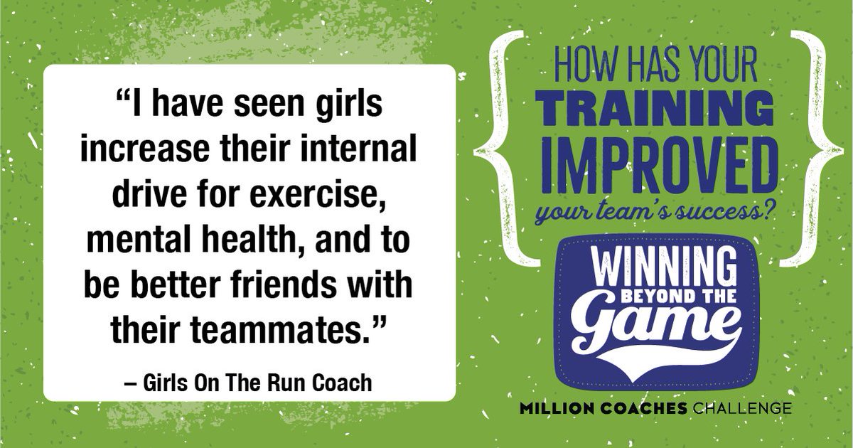 The #MillionCoachesChallenge aims to empower coaches to help youth athletes thrive. See this coach from MCC Partner @GOTRI who is making a difference. 🏆millioncoaches.org