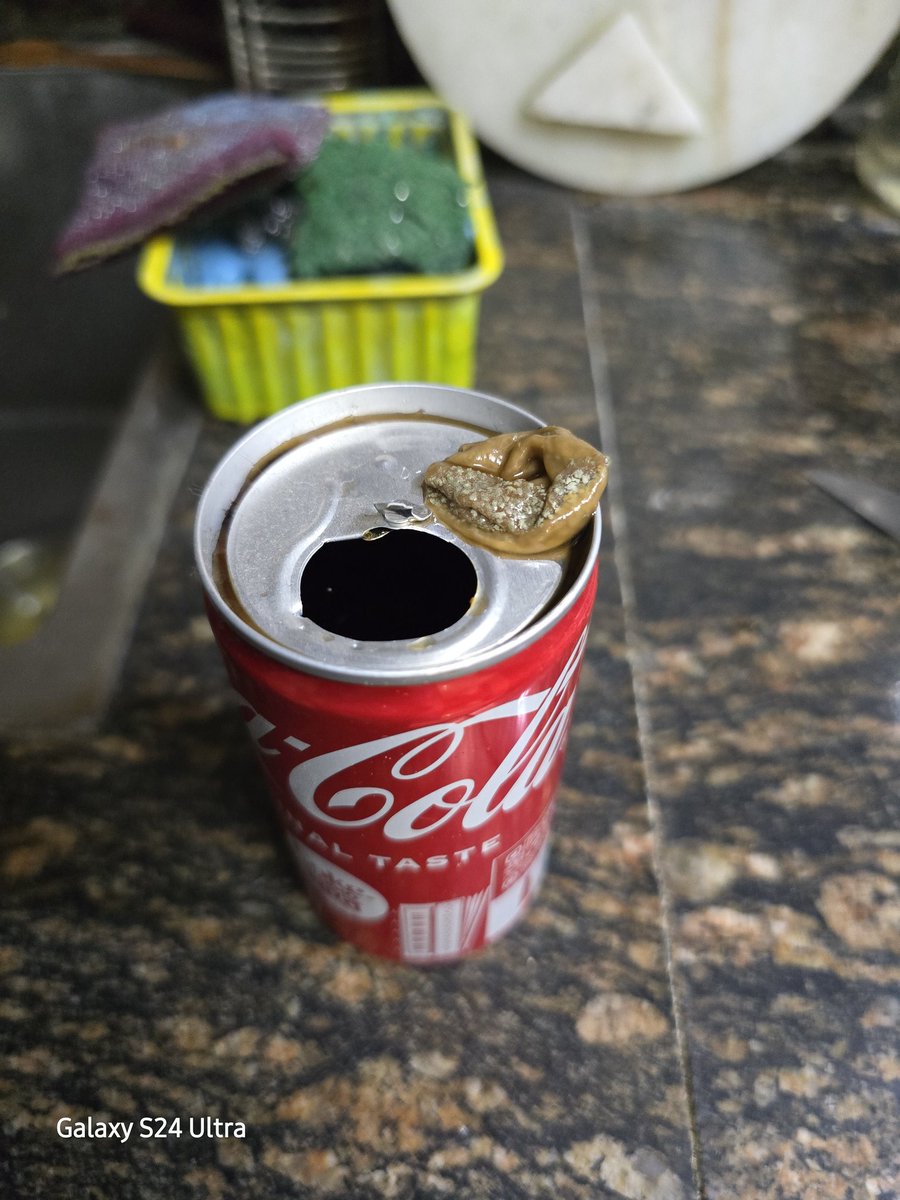 Hey <a href="/CocaCola/">Coca-Cola</a> 😱 I just opened your can and found a strange fungi inside! 🤢 Attaching images and batch number for your reference. I need an explanation ASAP! What if i dont see and drink? #WhatsInMyCan #FungusAlert
