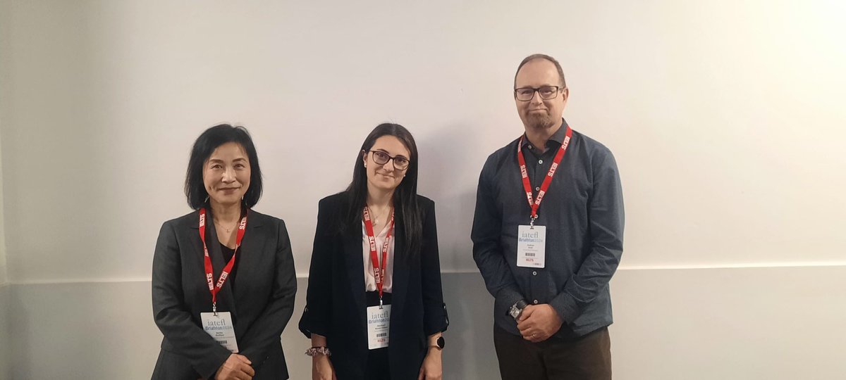 Txellblanco's tweet photo. I am delighted to have the chance to present at a forum session together with Andrew Scott and Noriko Kurihara at this year's #iatefl2024. Thanks for this fantastic opportunity! @iatefl #Brighton https://t.co/cQwmhRbZ58