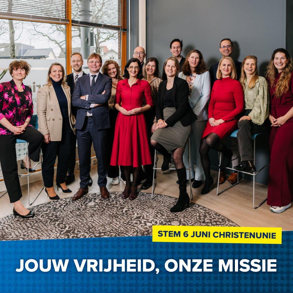 Jouw vrijheid, onze missie! 🙌 19 bevlogen kandidaten uit heel Nederland zijn al volop bezig om voor de ChristenUnie campagne te voeren richting de Europese Verkiezingen van 6 juni 👊👏 Bekijk de kandidatenlijst via europa.christenunie.nl/kandidatenlijst #CUinEU #Jouwvrijheidonzemissie