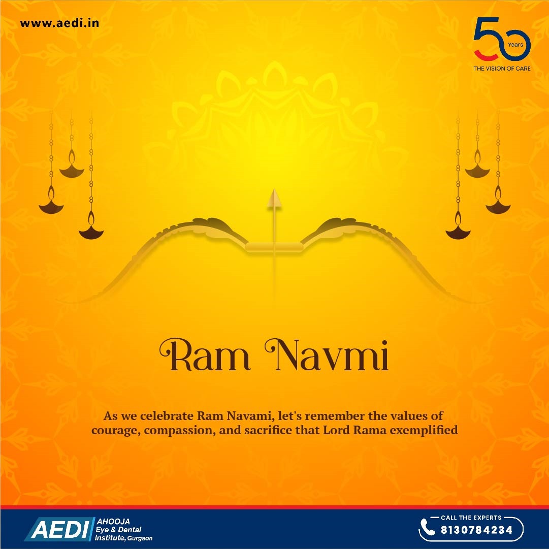 AhoojaI's tweet photo. Embrace the divine energy within and celebrate the auspicious day of Ram Navami with love, light, and devotion.
.
.
#RamNavami #DivineEnergy #AEDI #50YearsOfVision #EyeCare #AhoojaEyeandDentalInstitute #Opthalmology #AhoojaEyeCare https://t.co/7oGQWSbEV7
